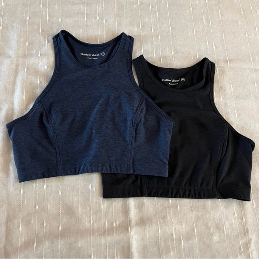 Outdoor Voices‎ Bundle of Athena Crop Tops Sports Bras Size M